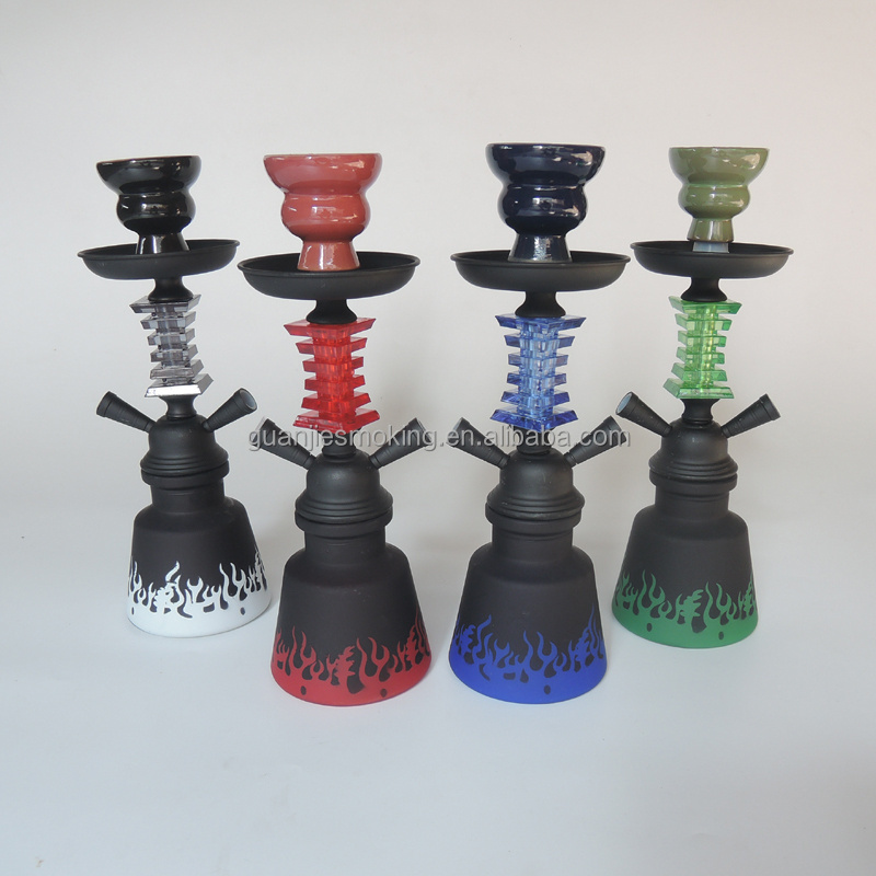 2 pipe small arab cheap hookahs iron metal baby hookah shisha