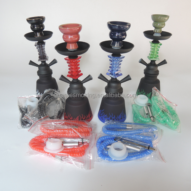 2 pipe small arab cheap hookahs iron metal baby hookah shisha