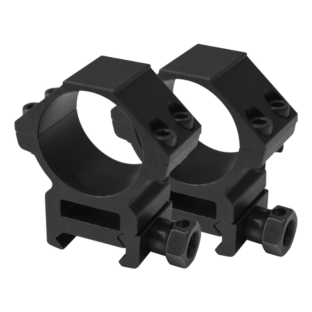 Hunting Low Profile 30mm Ring Scope Mount Heavy Duty 3 Bolts Flashlight Mount