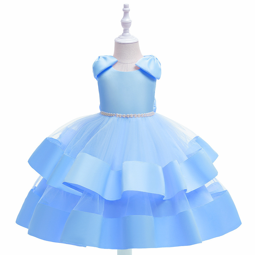 Wholesale Gorgeous kids Party Dress Flower Girls Dresses Wedding Kids Girl Princess Party Dress