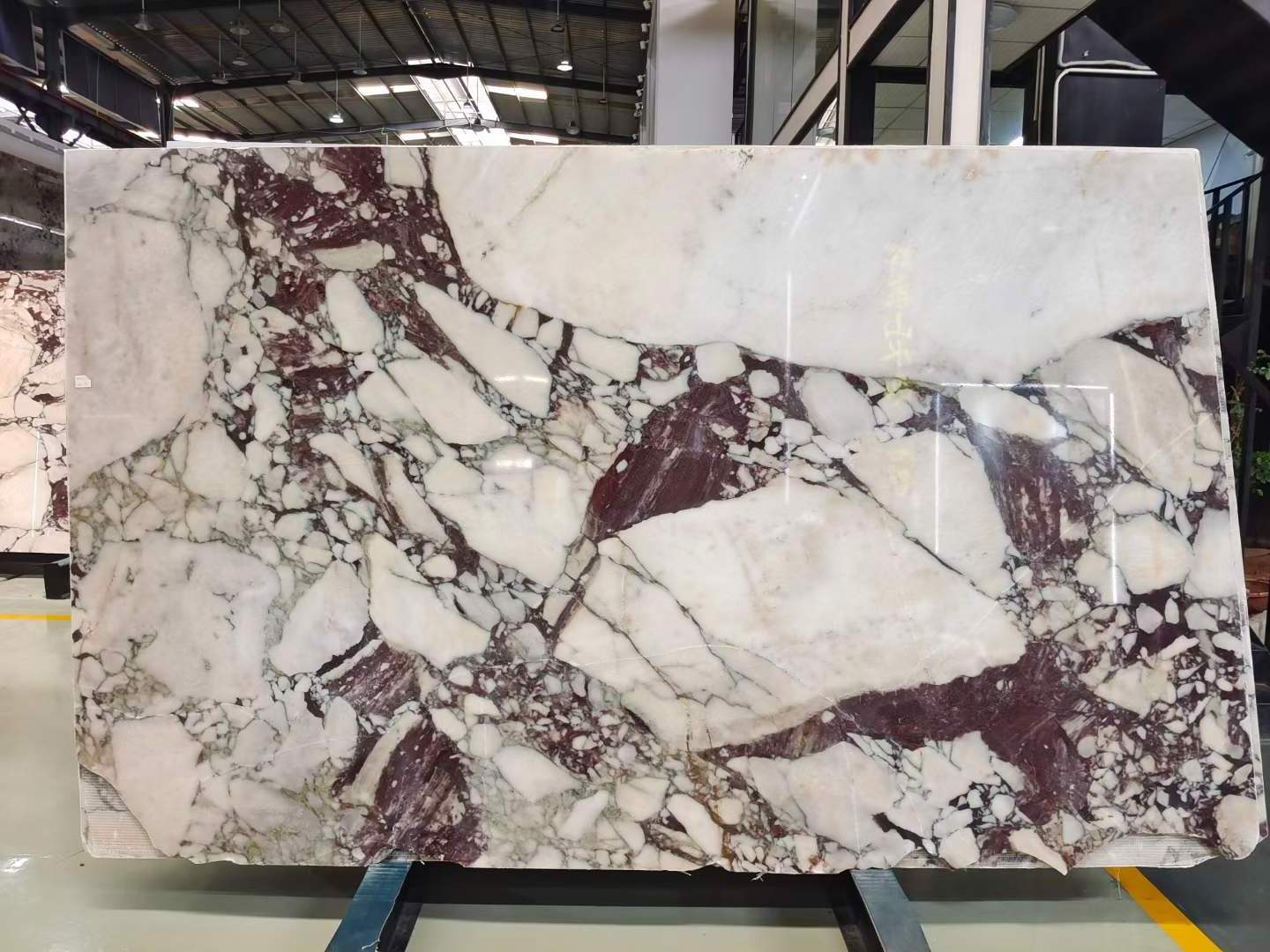 Custom Calacatta Viola Marble Bvlgari White Marble slabs For Round Table Living Room Table Top