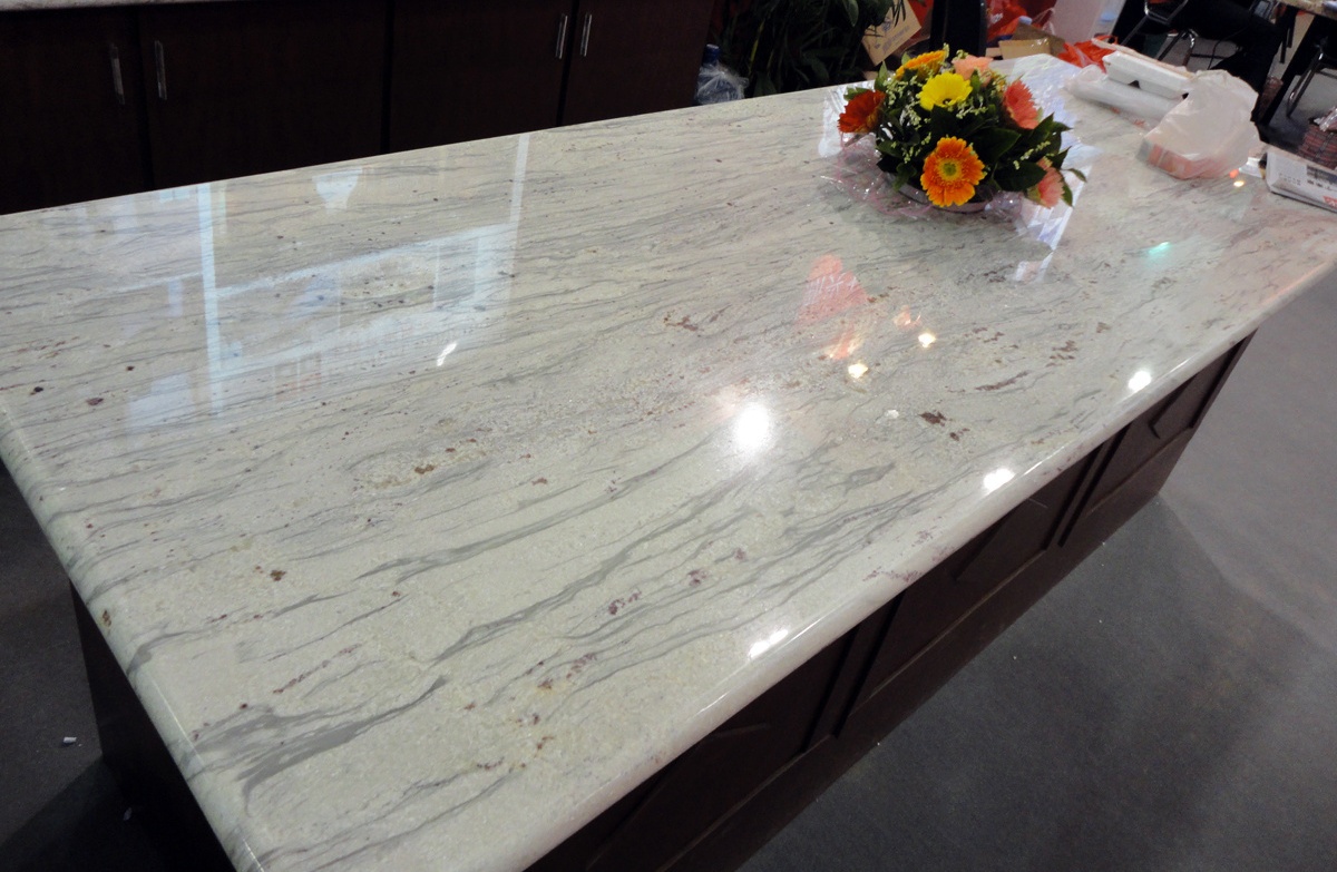 chinese cheap granite slabs price sea wave granite slabs wholesale white granite kitchen countertop