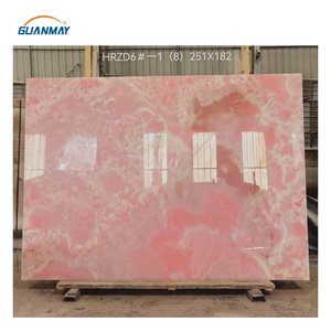 Material natural polished pink onyx slab pink onyx marble slab tiles price onyx