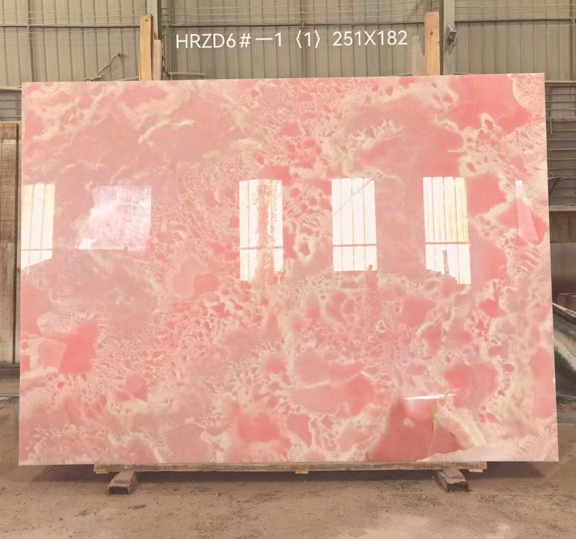 Material natural polished pink onyx slab pink onyx marble slab tiles price onyx