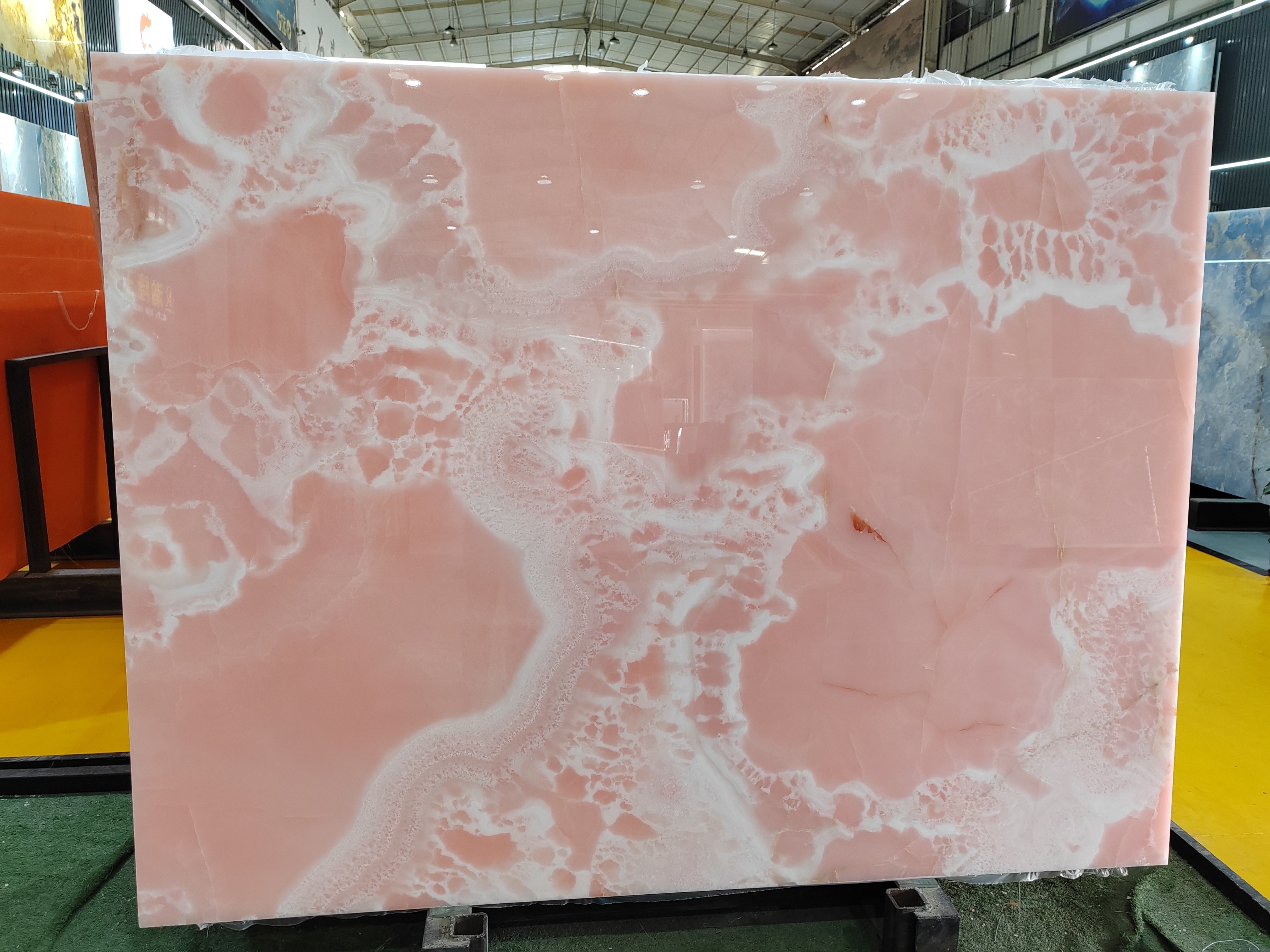 Luxury Stone Pink Onyx Slabs for Marble Slabs Wall Tiles Kitchen Table Top Decor