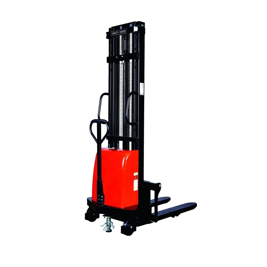 2000KG 3.5m height full-electric portable self loading stacker ladder truck mounted forklift electric forklift for warehouse