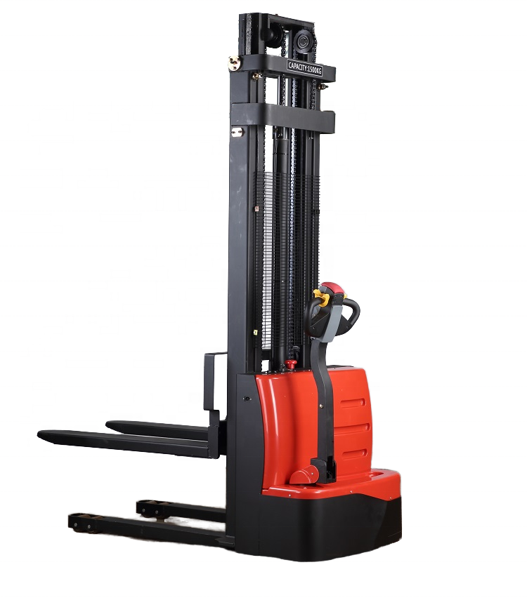 1600/2000/2500/3000/3500mm Lifting Height automatic crane fork-equipped reach truck pallet stacker for Container Shipment