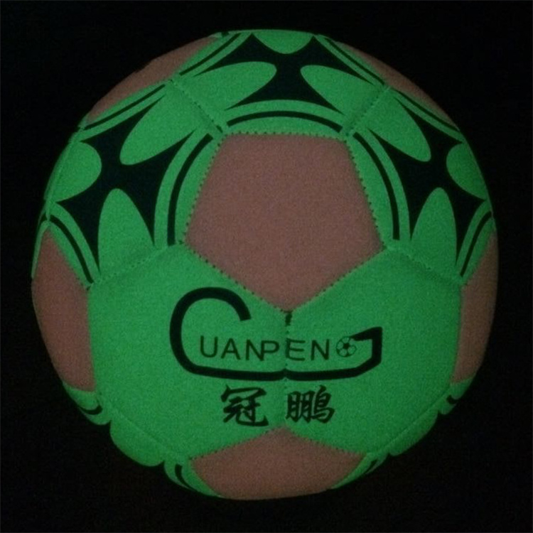 Custom Logo Glow in The Dark Soccer Ball Promotional Luminous Cheap Size 5 Footballs