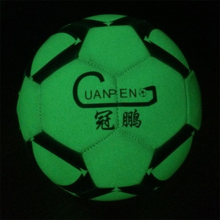 Custom Logo Printed Glow in The Dark Soccer Ball Kids Mini Football Ball for promotion