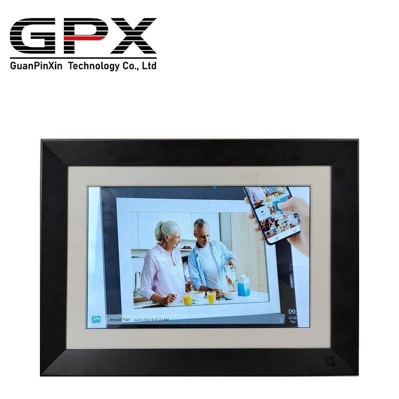 10.1 OEM Small Size Mini LCD Digital Photoframe Electric Photo Picture Frame With Video Loop