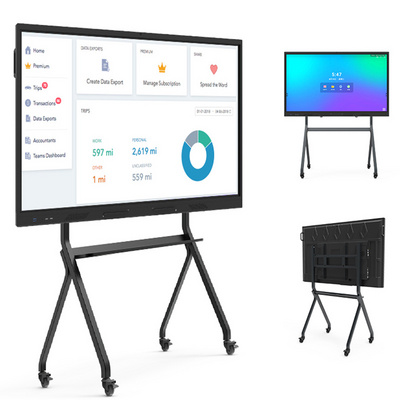 customize 55 65 75 85 86 98 inch Conference Machinery Monitor White Multimedia Mobile Smart Board Interactive Whiteboard