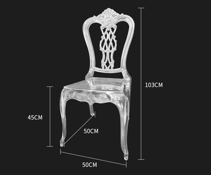 wholesale furniture plastic banquet event wedding outdoor cafe hotel dining room crystal acrylic king royal throne chair