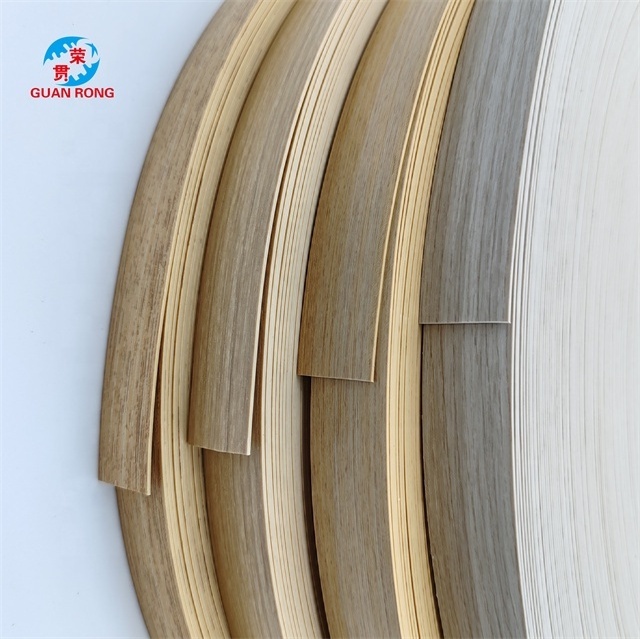 Factory Supply Hot Selling High Gloss Wood Grain Plastic Edge Tape Furniture PVC Edge Bands