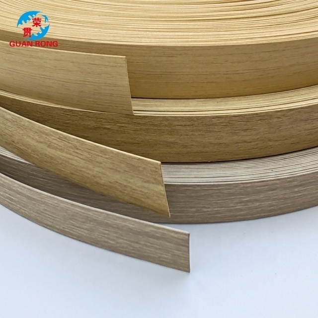 Furniture Decorative Matt and Embossing PVC Edge Banding Plastic Tape Strip