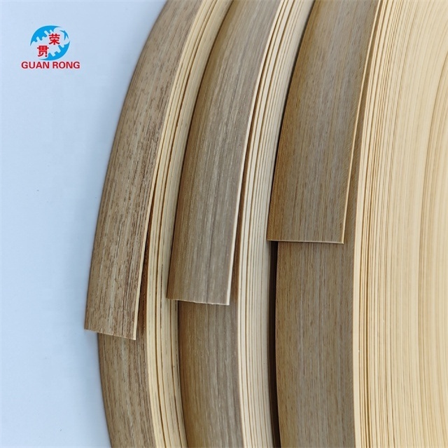 Factory Supply Hot Selling High Gloss Wood Grain Plastic Edge Tape Furniture PVC Edge Bands