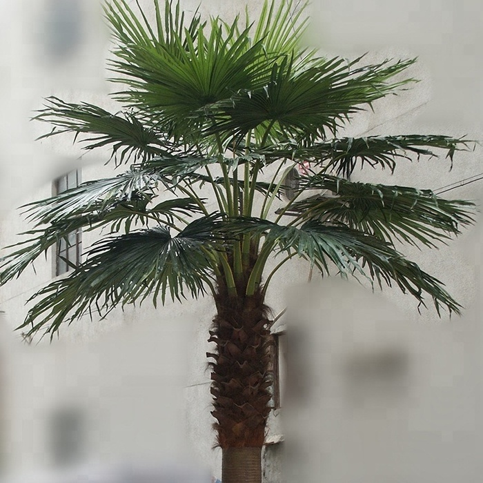 High quality outdoor decoration large artificial plastic palm tree