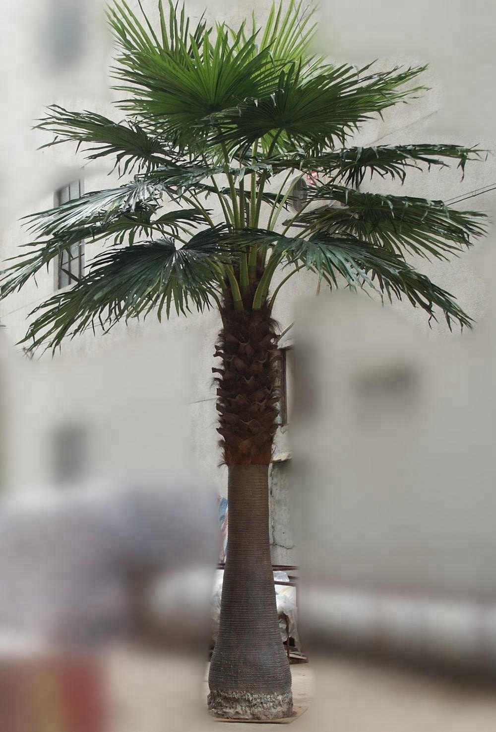 High quality outdoor decoration large artificial plastic palm tree