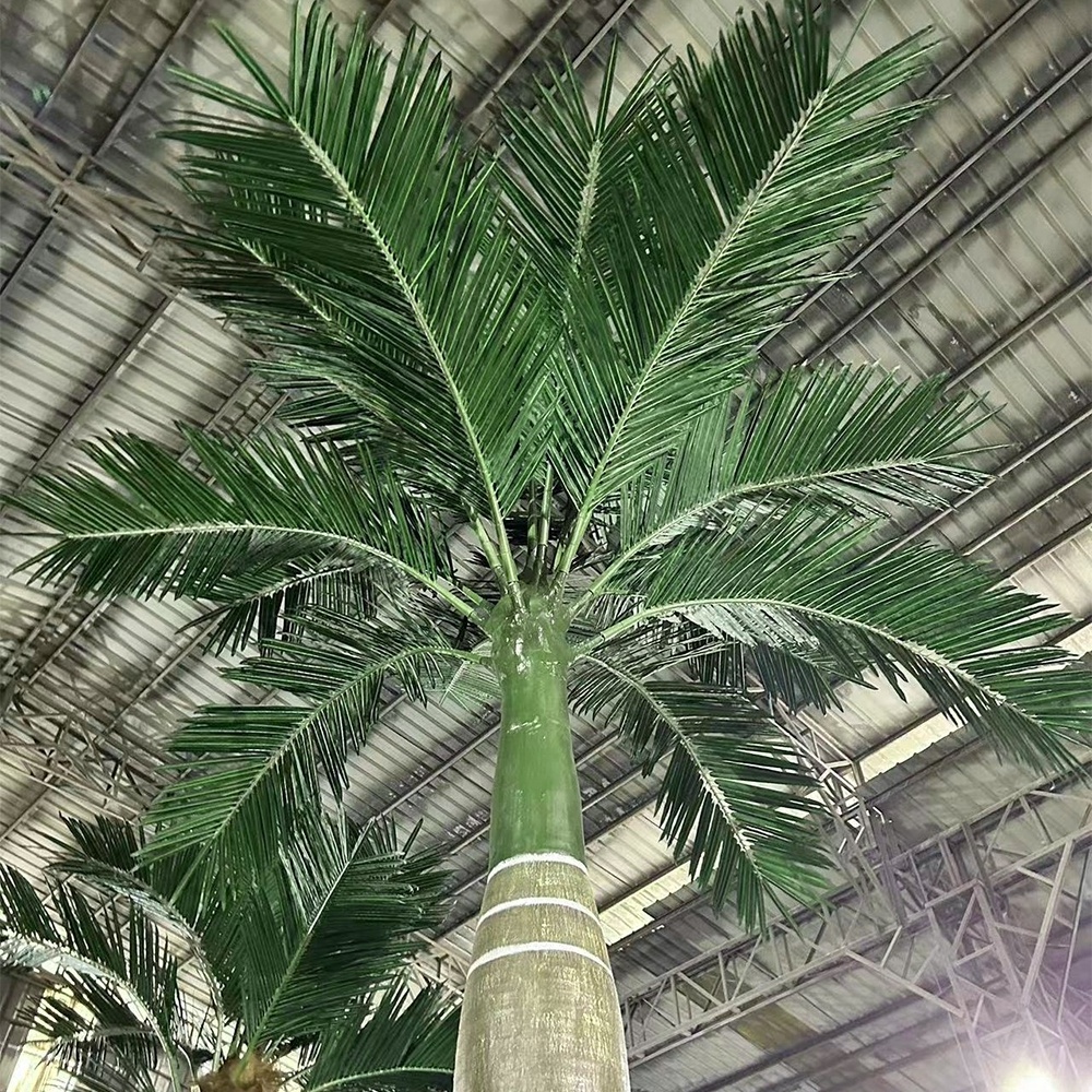 Supplier outdoor big huge artificial date royal palm tree arboles artificiales decoracion coconut large tree