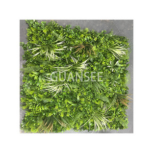 Faux Laurel Hedge Mat UV Greenery Leaves Fence Privacy Panels Screen Artificial Grass Wall for Wall Decor