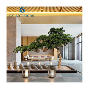 Simulation Pine Tree Branches for Indoor Landscape Window Decoration