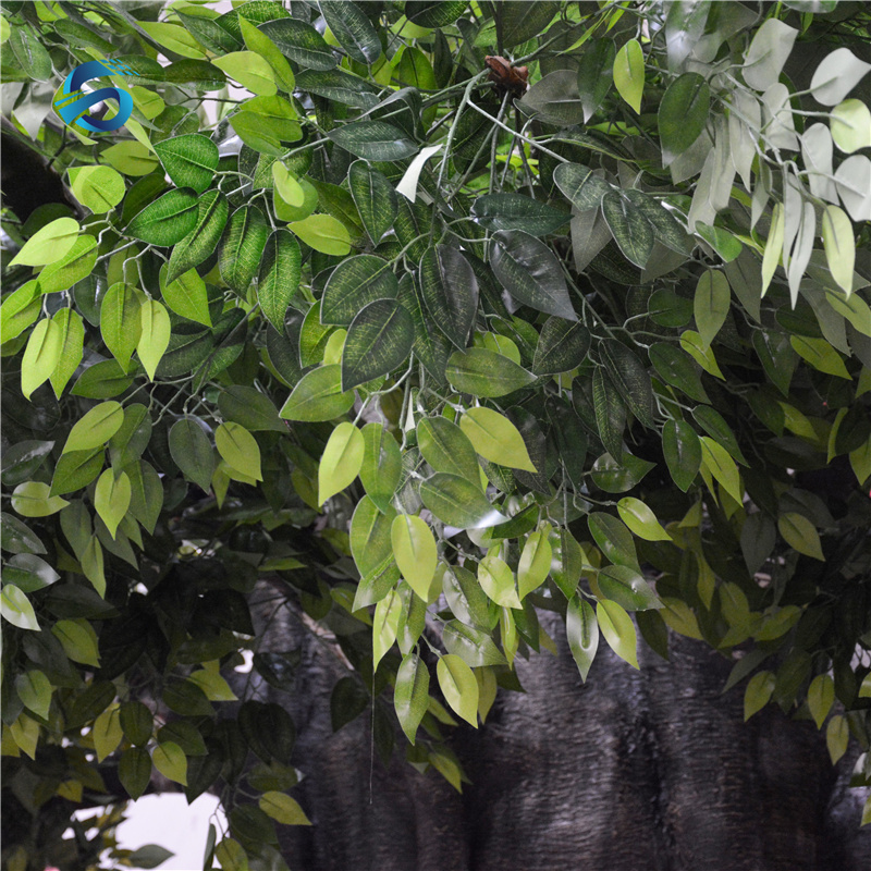 Ancient Green Landscape Indoor or Outdoor Decorative 3m Large Artificial Ficus Banyan Trees