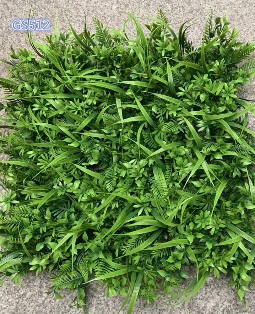 grass Roll Packing Plastic Artificial Boxwood Hedge Panel Mat Green Wall Decoration