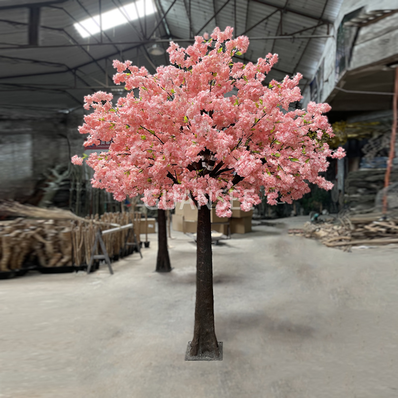 White artificial cherry blossom tree customized size cherry blossom wedding centerpieces