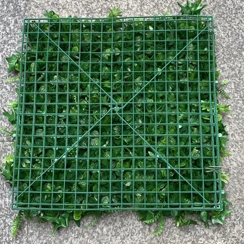 grass Roll Packing Plastic Artificial Boxwood Hedge Panel Mat Green Wall Decoration