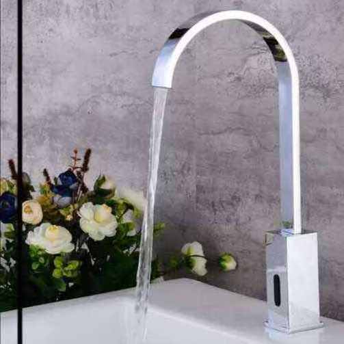 Nanan Guanshu sanitary ware china supplier new design high pressure low price brass Electronic sensor faucet