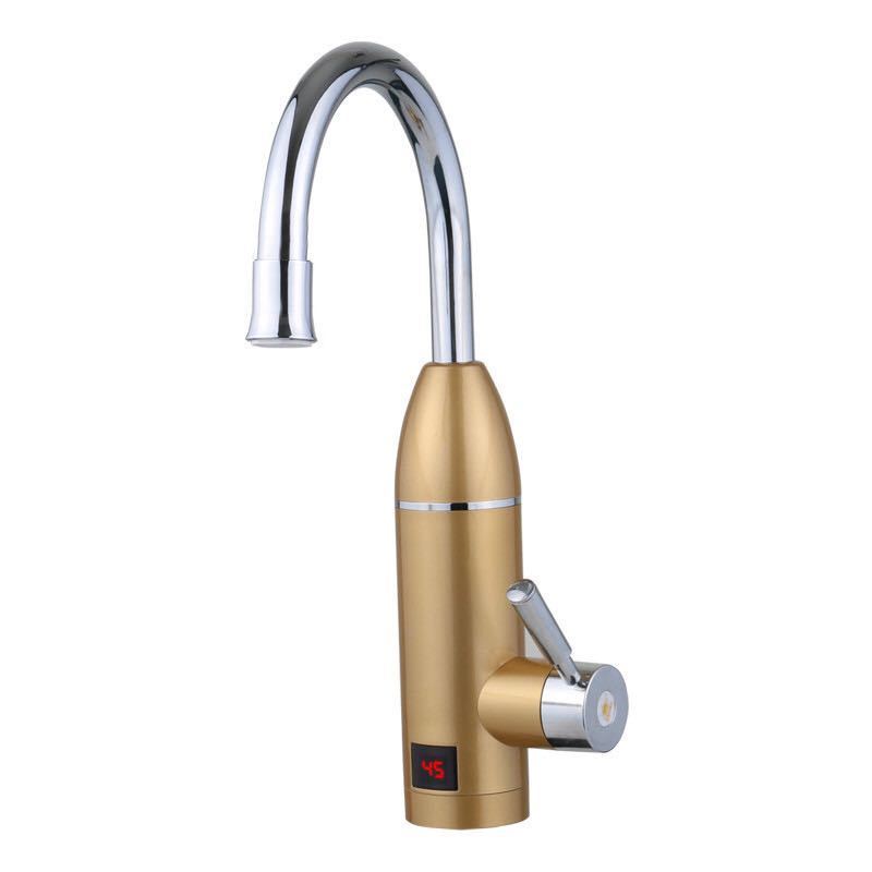 Nanan Guanshu sanitary ware have LVD/ RoHs /EMC certificate 360 degree rotation hot water electric instant heating faucet