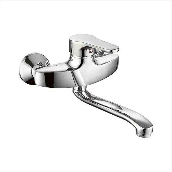 Nanan Guanshu sanitary ware high pressure Chrome robinet cheap stock hot and cold double brass kitchen faucet