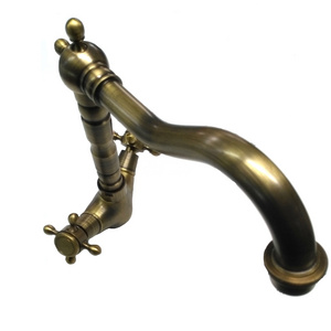 Nanan guanshu sanitary ware china industrial best quality cheap price hot and cold vintage gold faucet