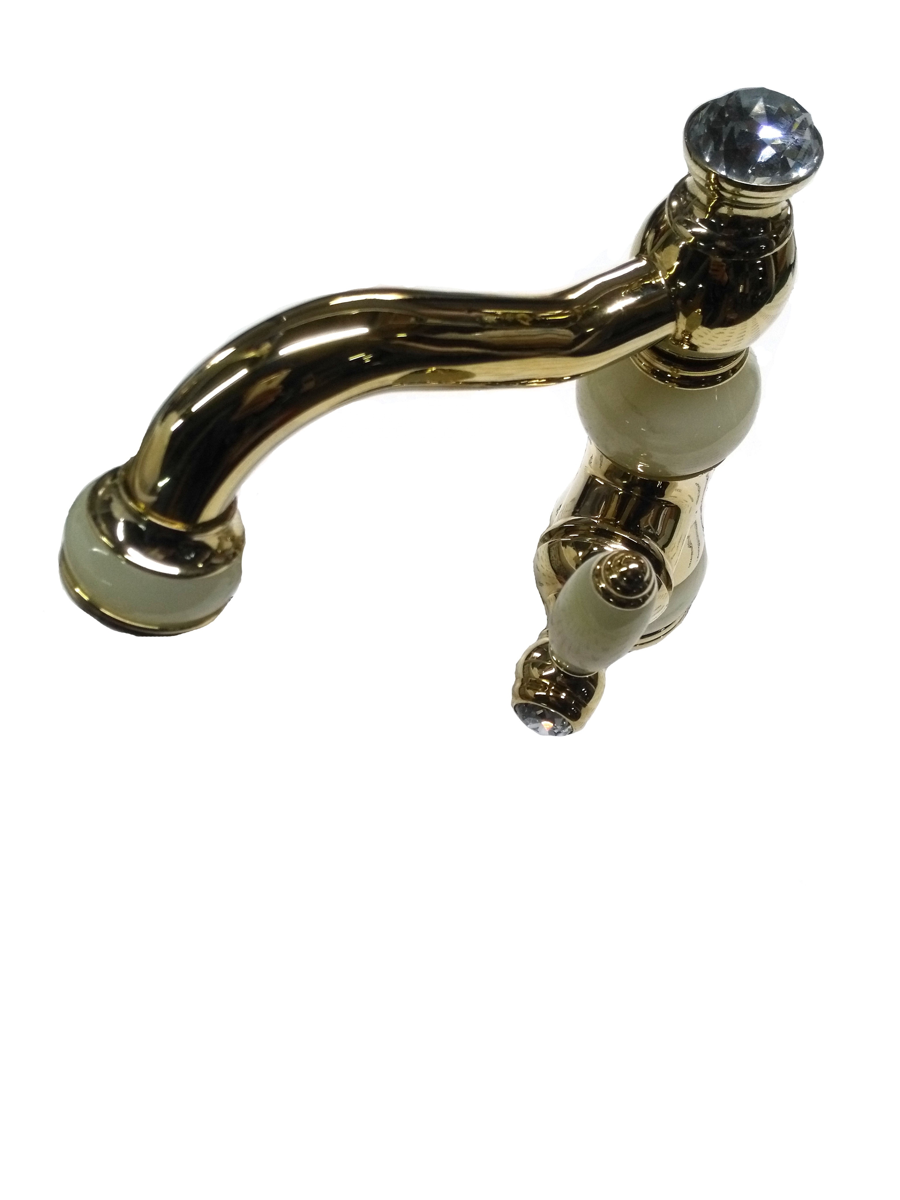 Nanan guanshu sanitary ware china industrial best quality cheap price hot and cold vintage gold faucet