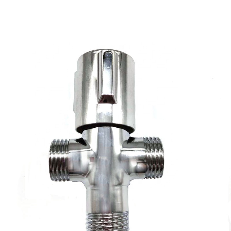 Nanan guanshu sanitary cheap price good quality guarantee lavatory ss 90 degree angle stop valve