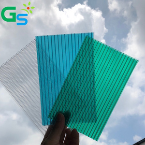 Sri Lanka Raw Material Price Polycarbonate Roofing Sheets 8mm Plastic Twin Wall Hollow Sheet For Home Building