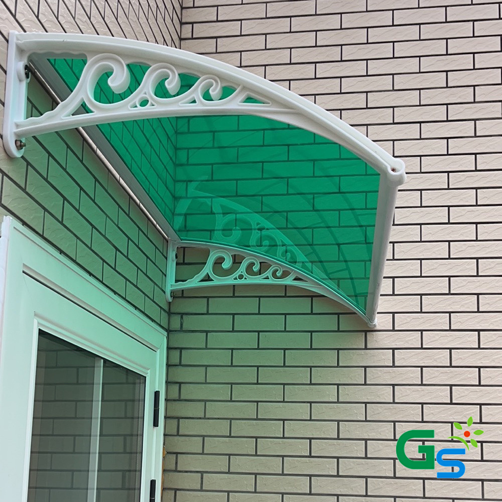 Plastic Bracket Metal Aluminium Canopies Outdoor Polycarbonate Door Window Canopy Awning For Balcony