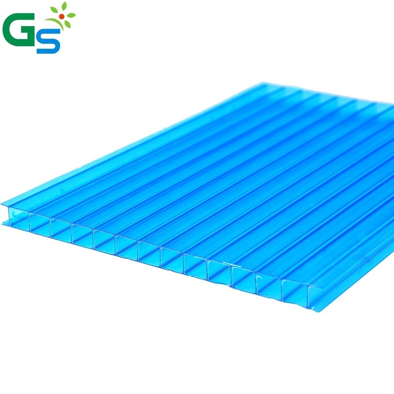 100% Raw Material Sun Board 8Mm Plastic Roofing Sheet Skyligh Polycarbonate Hollow Sheet