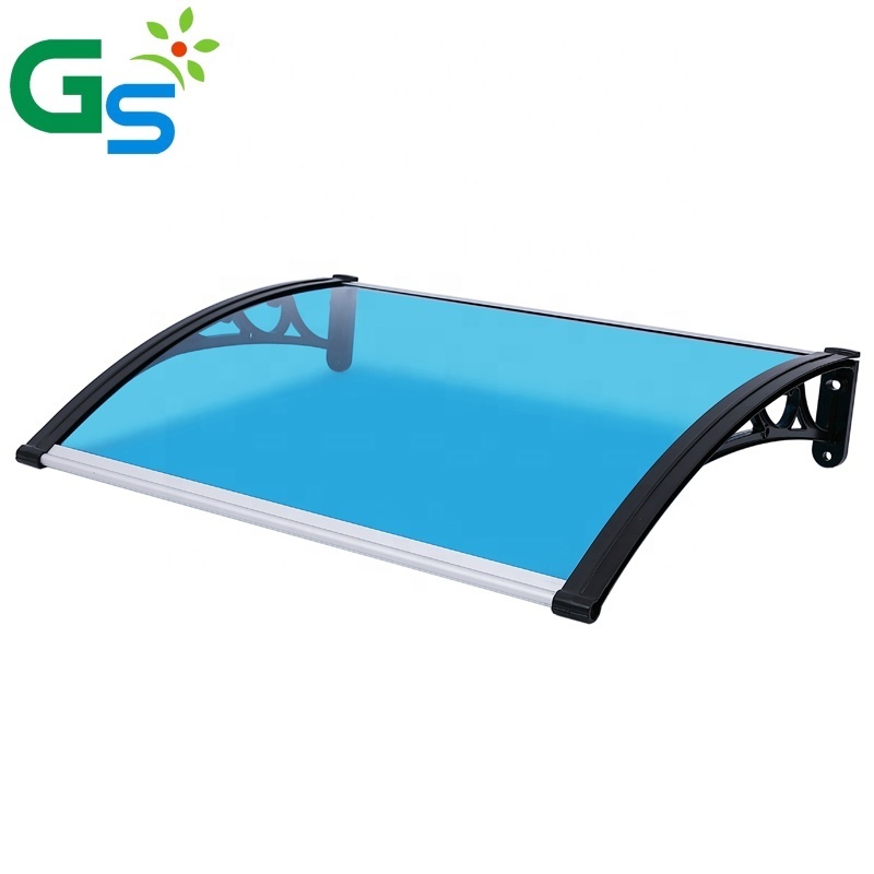 Door Canopy Front Door Or Window Canopy Arched Awning Polycarbonate Sheets Rain Snow Protection Cover Eaves Canopy