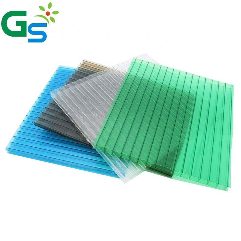 Sri Lanka Raw Material Price Polycarbonate Roofing Sheets 8mm Plastic Twin Wall Hollow Sheet For Home Building