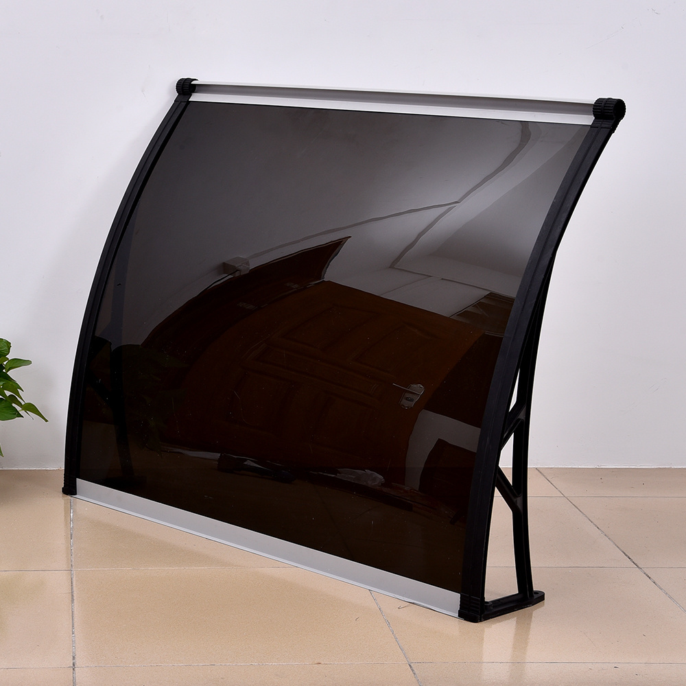 OEM custom multiple colors outdoor polycarbonate awning front door canopy PC balcony awning canopy