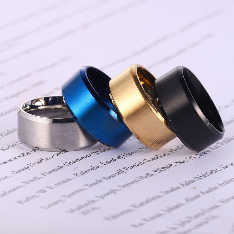 Top Quality Stainless Steel Ring Blanks Popular Titanium Ring For Men