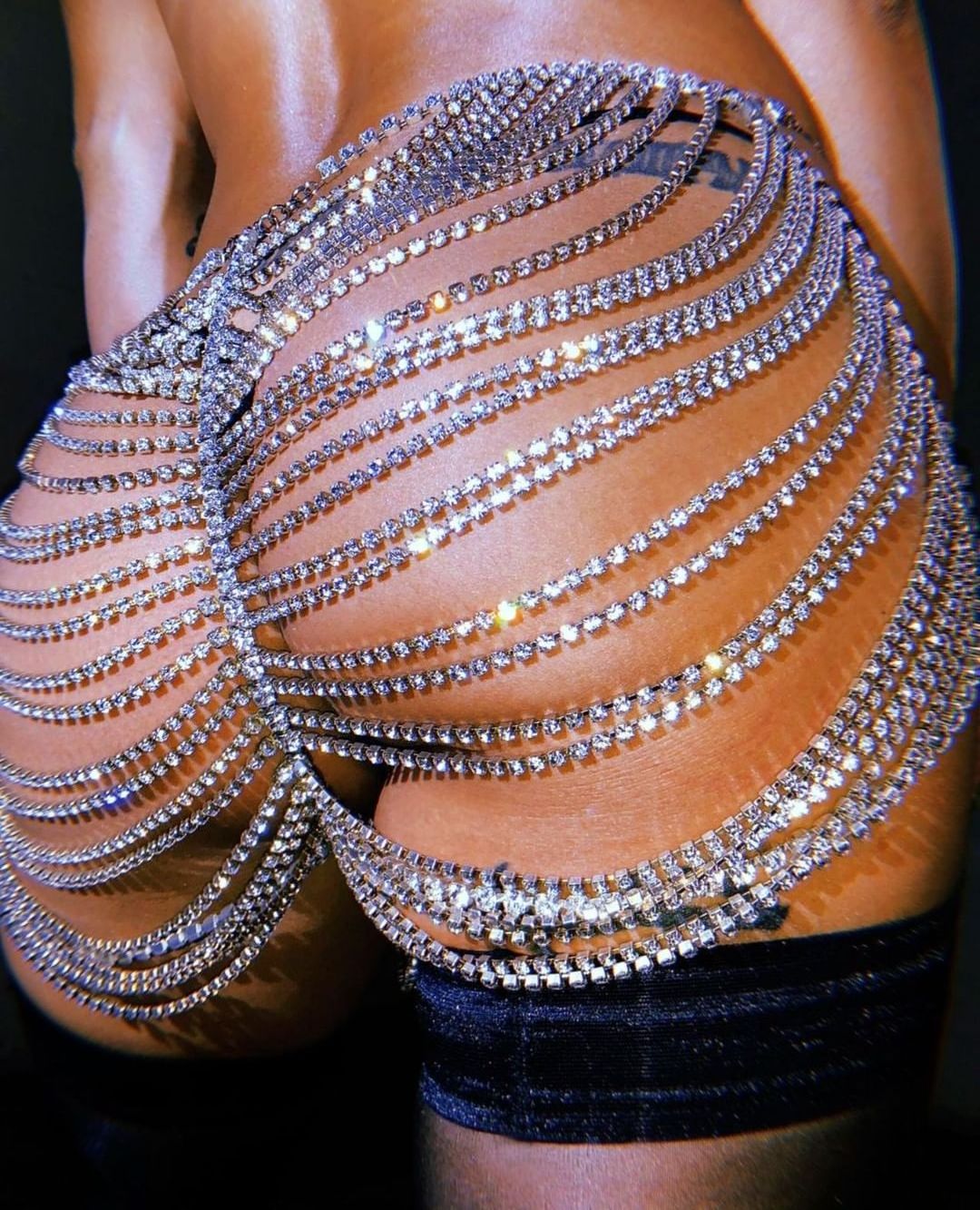 Chaine De Corps Rhinestone Body Chain Beach Hip Hop Nightclub Costume Jewelry Layered Waist Belly Butt Skirt Chains