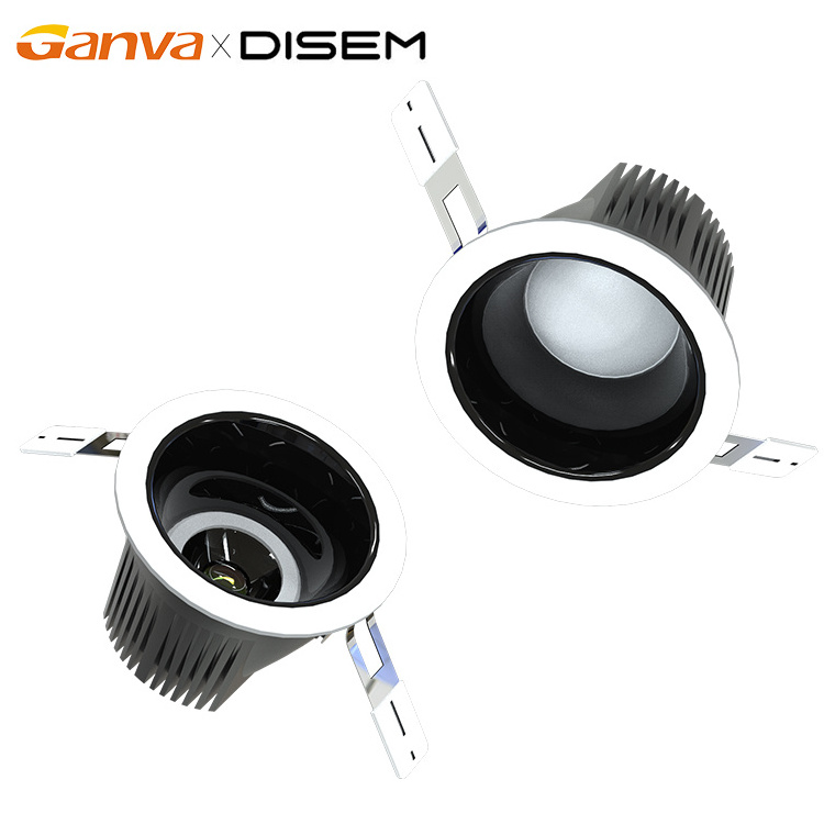 GANVA Factory Direct Commercial Lighting Store Hotel 12w Aluminum Ceiling Recessed LED Down Light