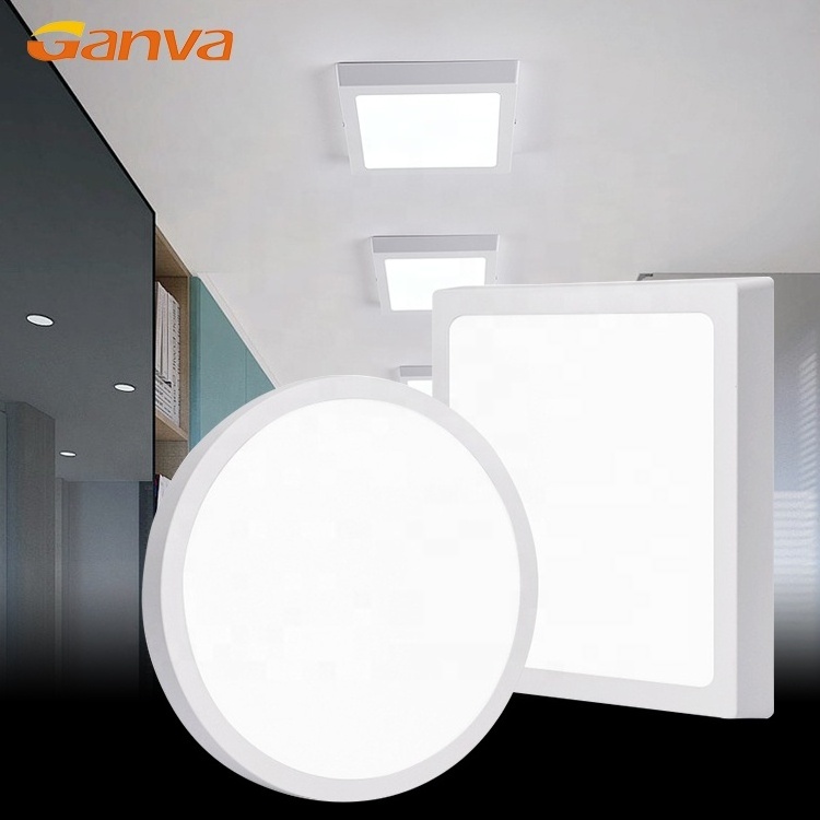 GANVA Wholesale Office Store Hotel Panel Lamp 6W 12W 18W 24W Ceiling Recessed LED Panel Light