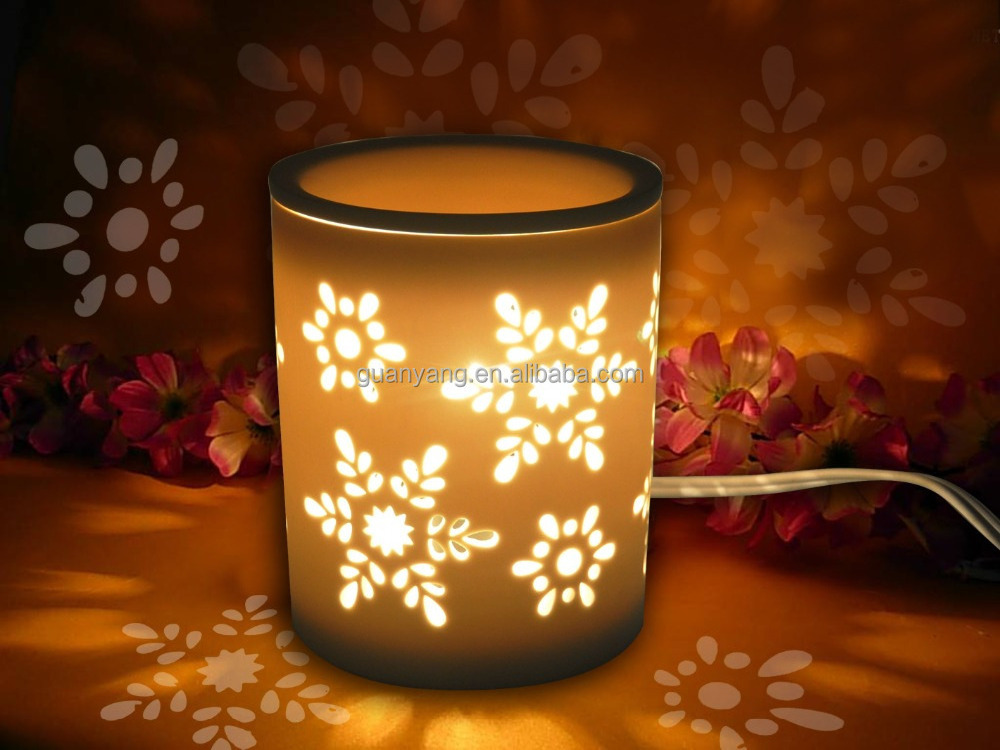 Electric Essential Fragrance Oil Burner Warmer Fragrance Lamp Electricity Aroma Burner ISO9001;CE CN;FUJ for Sale Antique Metal