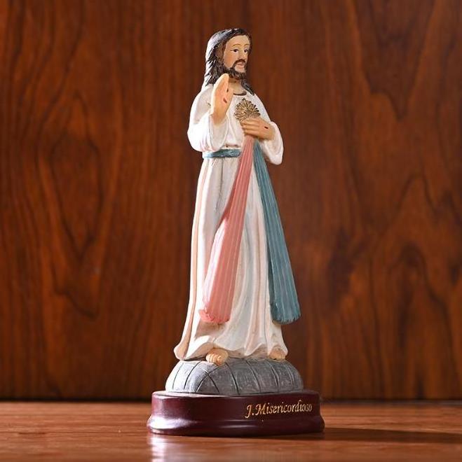 Custom Resin J.Misericordioso Religious Jesus Christ Statue