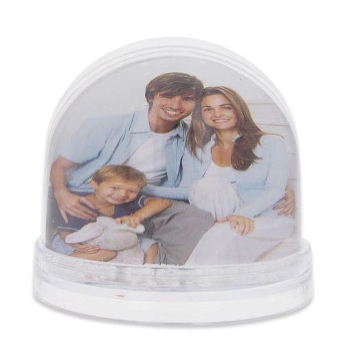 Customized picture frame snowglobe photo snow globe