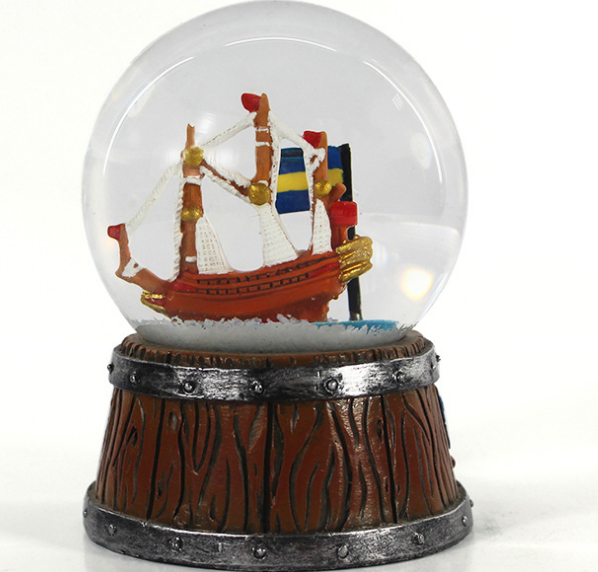 customized sweden vasa 1628 souvenirs snow ball gifts customization globe