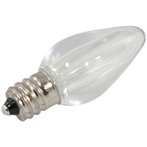 UL LED Smooth C7 Replacement Christmas Light Bulbs for E12 Sockets