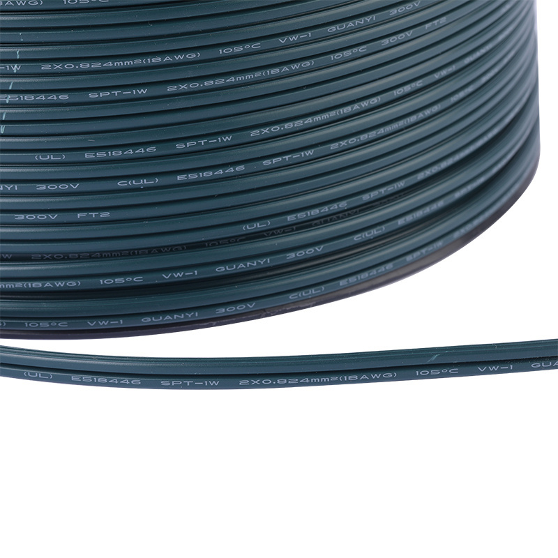 250' roll SPT-1 18/2 18 Gauge Wire Zip Cord UL List Electrical Wire 18 AWG Christmas Extension Lamp Wire Cord